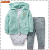 3 peças com capuz Cardigan Set Carter's