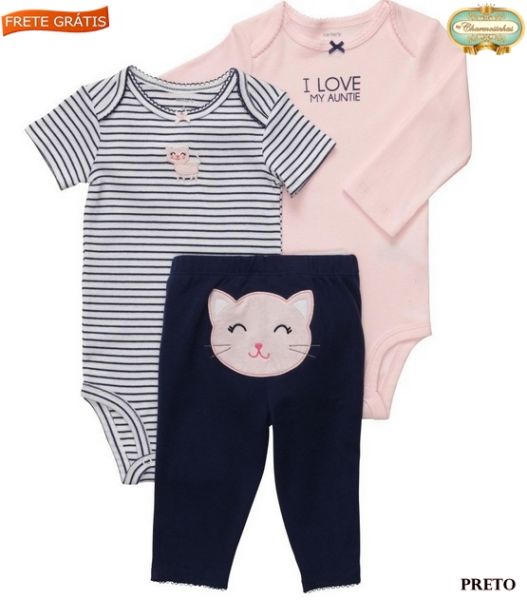 Conjunto Carte's  baby 3 pçs